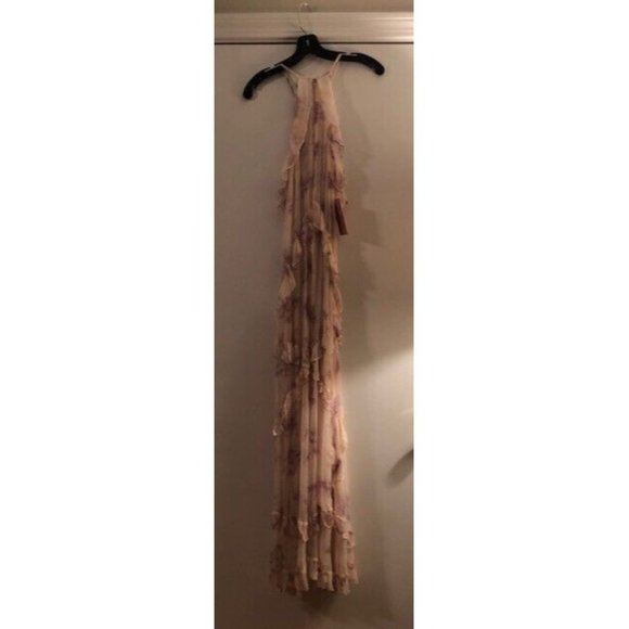 NWT $600 BHLDN THERESE PURPLE & PINK FLORAL MAXI DRESS SIZE MEDIUM SOLD OUT! - Picture 3 of 9
